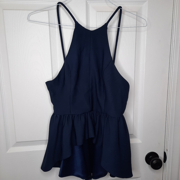 Latiste by Amy navy high low top - Picture 1 of 6